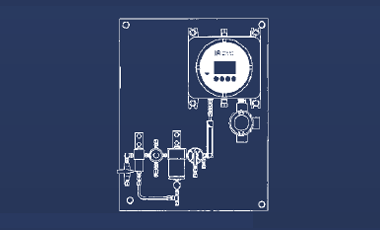 IR-8400D Gas Analyzer with IR-1150 Sampling Conditioner System